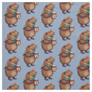 Carf-Wearing Capybara Sipping Coffee T-Shirt Stoff