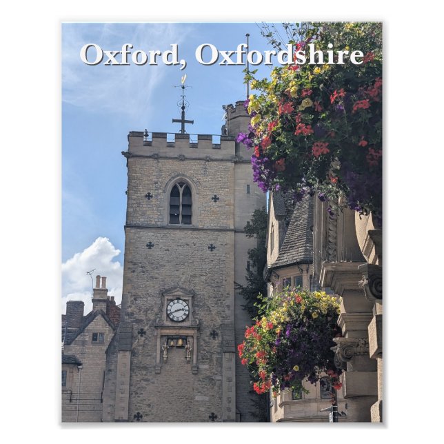 Carfax Tower - Oxford City Centre Fotodruck (Vorne)