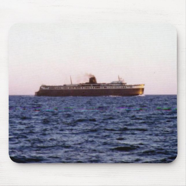 Carferry Stadt von Binnenland Mousepad (Vorne)