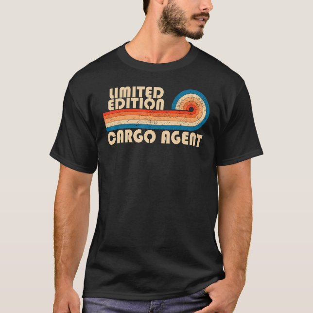 CARGO AGENT Funny Job Title Professionalität Gebur T-Shirt (Vorderseite)