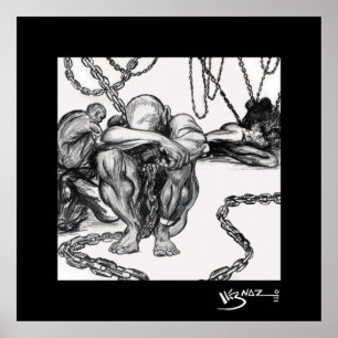 Cargo - Schwarz-Art-Canvas Print Poster