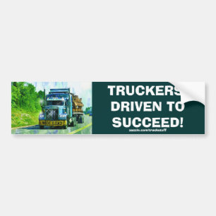 CARGO TRUCK BIG RIG TRUCKERS Autoaufkleber