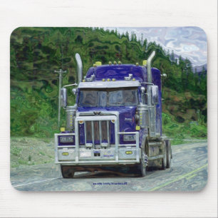 CARGO TRUCK BIG RIG TRUCKERS Geschenke Mousepad