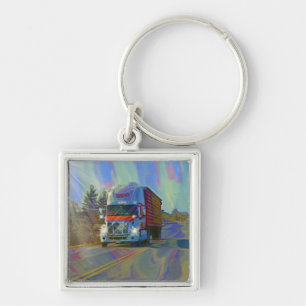 CARGO TRUCK BIG RIG TRUCKERS Geschenke Schlüsselanhänger