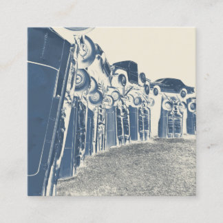 Carhenge Quadratische Visitenkarte