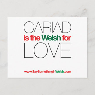CARIAD POSTKARTE
