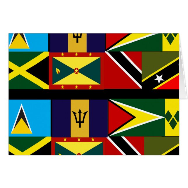 Caribana Grußkarten (Vorderseite (Horizontal))