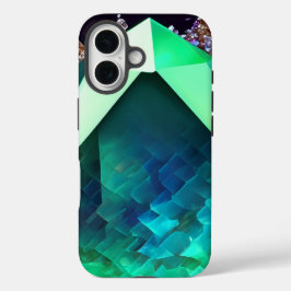Caribbean Abstrakt Emerald Crystal Blue Waters iPhone 16 Hülle