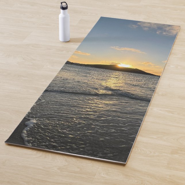 Caribbean Beach Sunset Tropical Paradise Yogamatte (Beispiel)