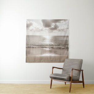 Caribbean Beach Zen Oasis #2 #ocean #wall #art Wandteppich