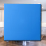 Caribbean Blue Solid Color | Classic | elegant Fliese<br><div class="desc">Caribbean Blue Solid Color | Classic | elegant | Trendy | Stilvoll | Geschenk</div>