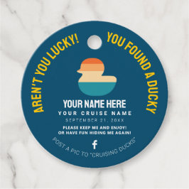 Caribbean Cruise Duck Geschenkanhänger