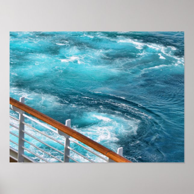 Caribbean Cruise - Türkis Geweckt Fotografie Poster (Vorne)