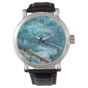 Caribbean Cruise Turquoise Weck Travel Fotografy Armbanduhr
