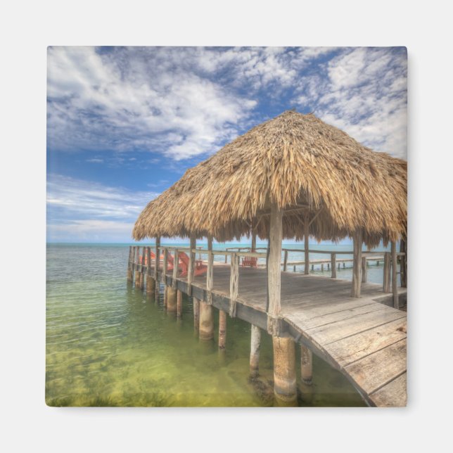 Caribbean Dock Magnet (Vorne)