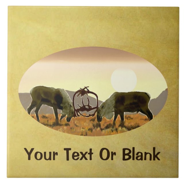 Caribbean Duel Fliese (Vorderseite)