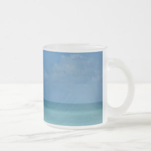 Caribbean Horizon Tropical Turquoise Blue Mattglastasse