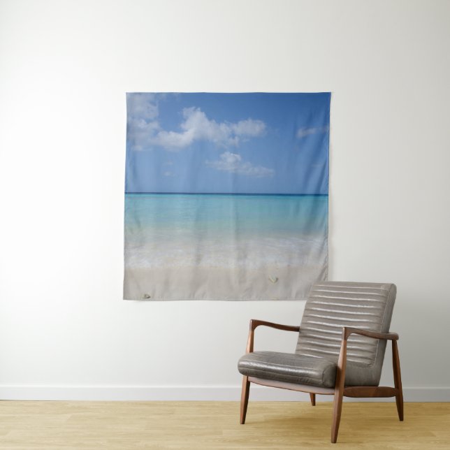 Caribbean Ocean Beach Dream #5 #curacao #wall #art Wandteppich (Beispiel)