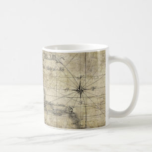 Caribbean - old map kaffeetasse