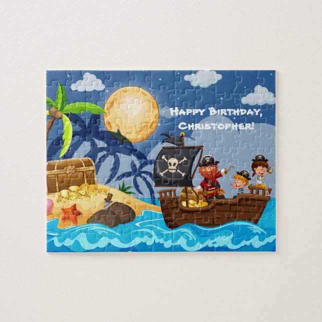 Caribbean Pirates, Treasure Island und Full Moon, (Horizontal)