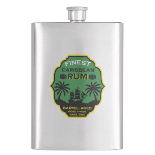 Caribbean Rum Gift Flachmann