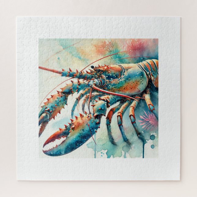 Caribbean Spiny Lobster 280624AREF121 - Watercolor (Vertikal)