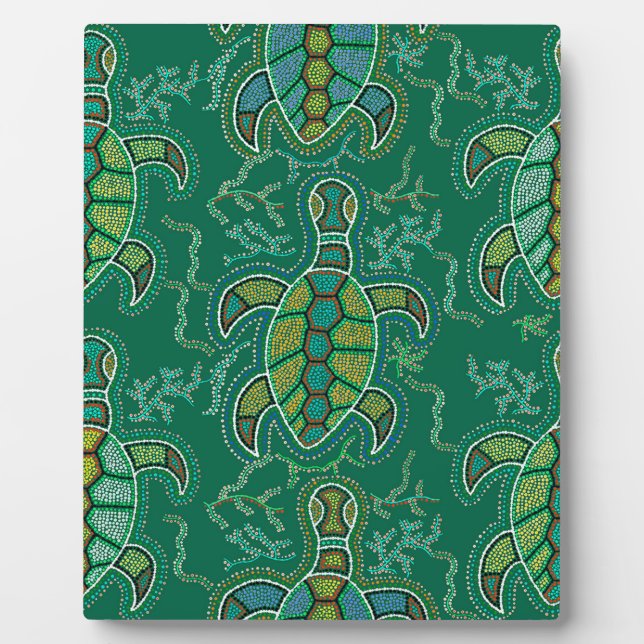 Caribbean Tortuga Fotoplatte (Vorderseite)