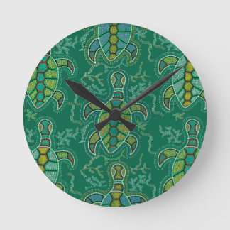 Caribbean Tortuga Runde Wanduhr