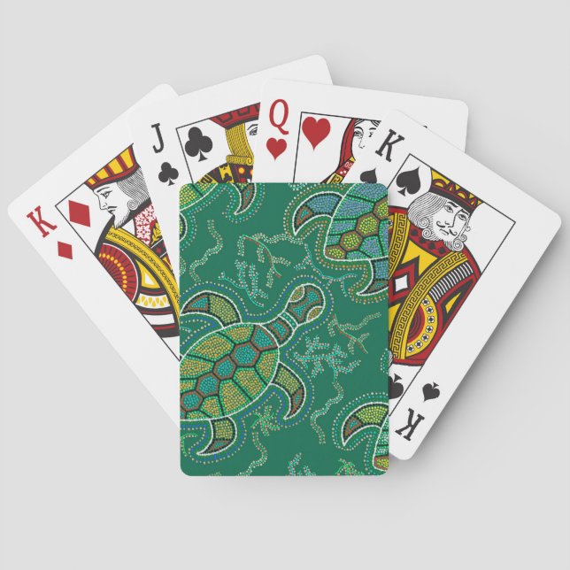 Caribbean Tortuga Spielkarten (Rückseite)