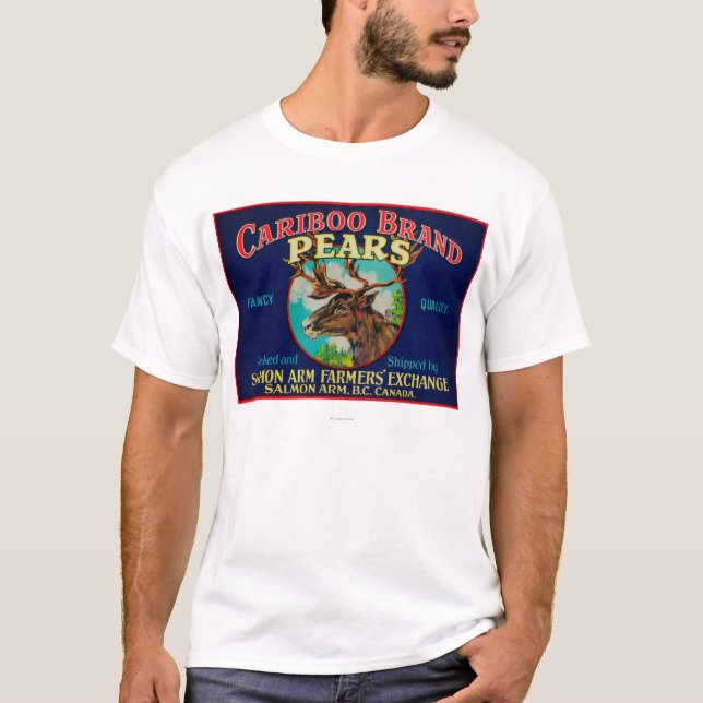 Cariboo Birne LabelCanada T-Shirt (Vorderseite)