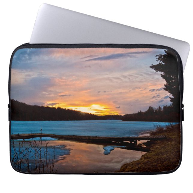 Cariboo Natur Landschaft Parco delle camelie Locar Laptopschutzhülle (Vorderseite)