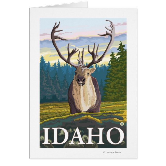 Caribou en pleine nature - Idaho (Devant)