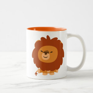 Caricature adorable Lion Mug