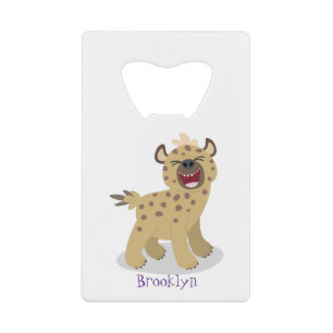 Caricature amusante hyena riant illustration