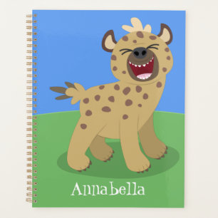 Caricature amusante hyena riant illustration