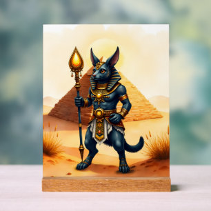 Caricature Anubis - Dieu égyptien de l'après-vie