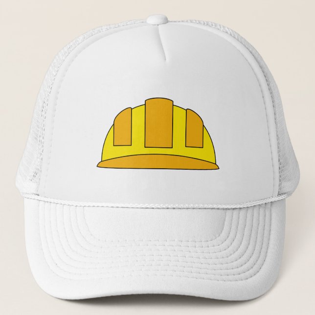 Caricature de Casquette dur jaune (Devant)