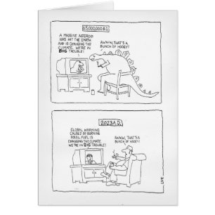 Caricature de fin d'année : la terre en crise