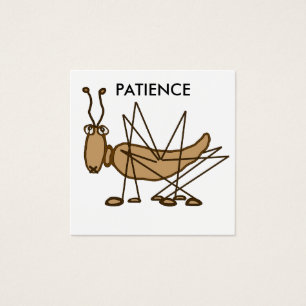 Caricature de pâturage de Patience insecte