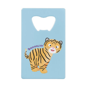 Caricature de petit tigre joyeux