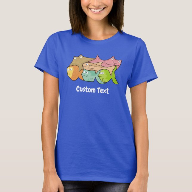 Caricature de poissons T-Shirt (Devant)