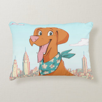 Caricature d'érable et coussin de la vie réelle