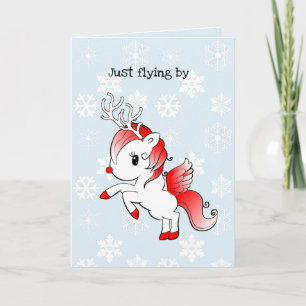 Caricature des filles Rudolph la carte de Noël des