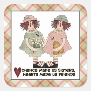 Caricature des soeurs Prim fun sticker