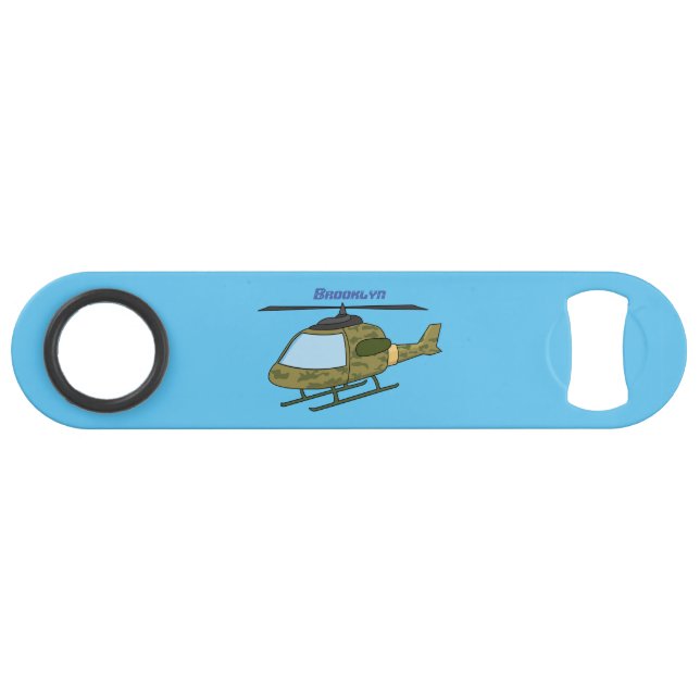 Caricature d'hélicoptère camoflage de l'armée (Devant (Horizontal))