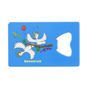 Caricature d'oiseaux de cockatoo amusante