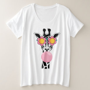 Caricature drôle de Cute Giraffe