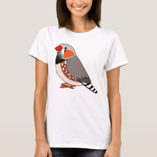 Caricature en finition zèbre mignon dessin T-shirt