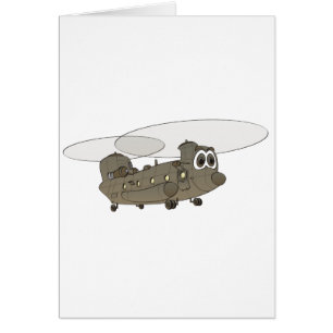 Caricature hélicoptère Chinook
