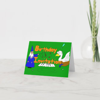 Caricature Imaginaire Anniversaire Invitation avec